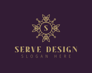 Luxury Floral Mandala logo design