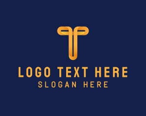 Business Loop Letter T logo