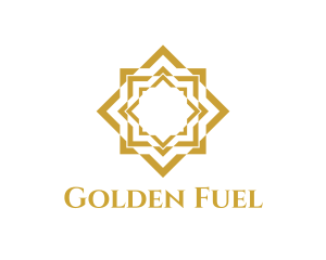 Golden Tile Star logo design