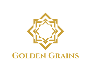 Golden Tile Star logo design