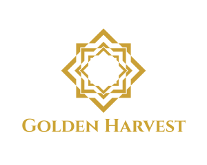 Golden Tile Star logo design