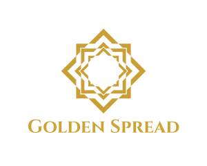 Golden Tile Star logo design