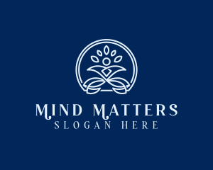 Mindfulness Yoga Wellness logo design