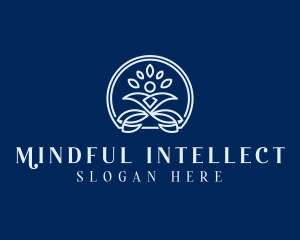 Mindfulness Yoga Wellness logo design