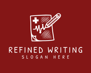 Writing Medical Prescription logo design