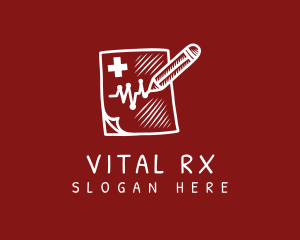 Writing Medical Prescription logo design