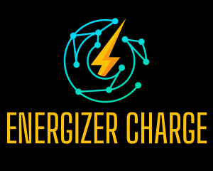 Thunder Bolt Circuit  logo design