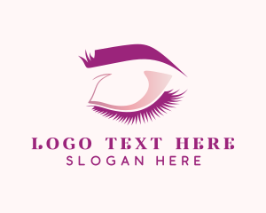 Beauty Eyelash Cosmetology Logo