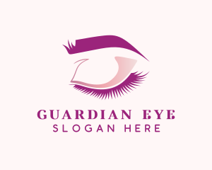 Beauty Eyelash Cosmetology logo design