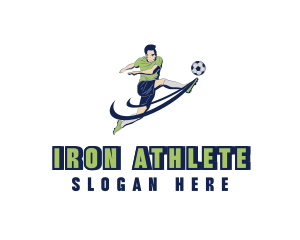 Football Sports Athlete logo design