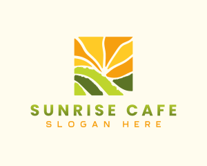 Sunrise Grass Landscaping logo design