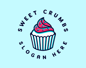 Sprinkle Cupcake Dessert logo