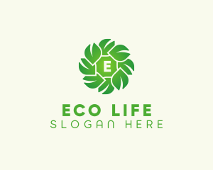 Natural Herbal Leaves logo design