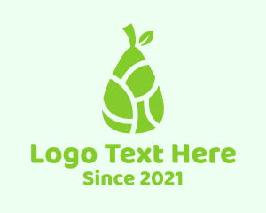 Green Pear Fruit  logo