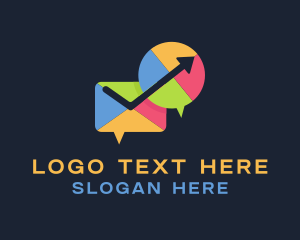 Feedback - Social Chat Mail logo design