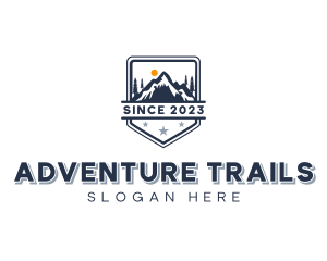 Adventure Mountain Trekking logo design