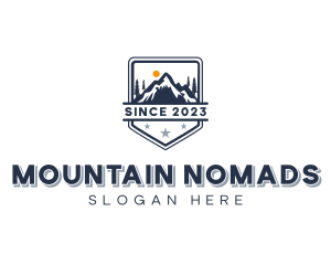 Adventure Mountain Trekking logo design