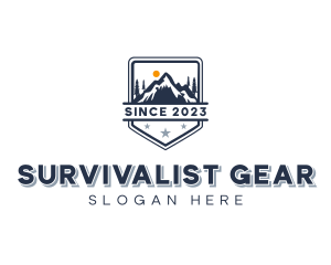 Adventure Mountain Trekking logo design