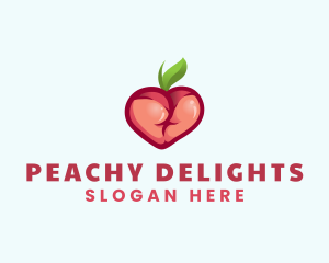 Erotic Lingerie Peach  logo design