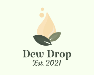 Organic Oil Droplet logo