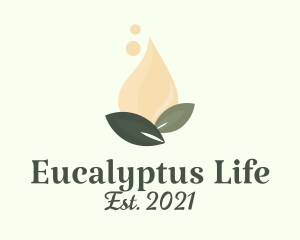 Organic Oil Droplet logo