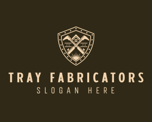 Welding Fabrication Shield logo design