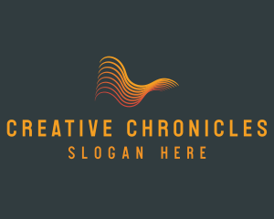 Creative Abstract Waves logo design