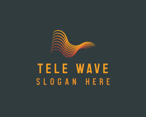 Creative Abstract Waves logo design