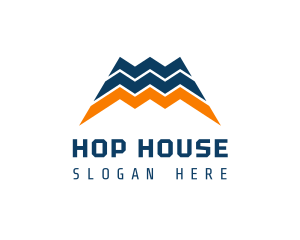 House Roof Structure logo design