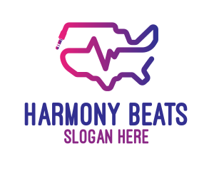 USA Stroke Music Beat logo