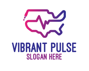 USA Music Pulse logo design
