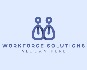 Employee Staffing Business logo design