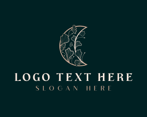 Cosmic Floral Moon logo