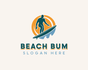 Island Surfboard Beachwear logo design