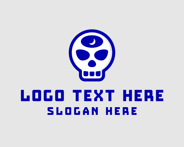 Skeleton logo example 1