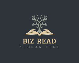 Book Tree Learning logo design