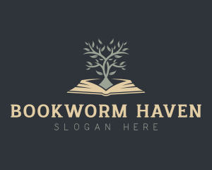 Book Tree Learning logo design