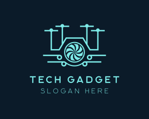 Camera Drone Gadget logo design