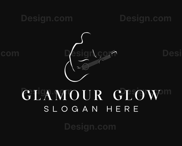 Guitar Musician Artist Logo