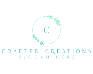 Beauty Wreath Lettermark logo design