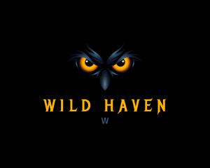 Wild Owl Eyes logo design