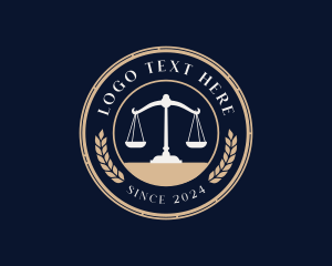 Legal Lawyer Justice Scale Logo