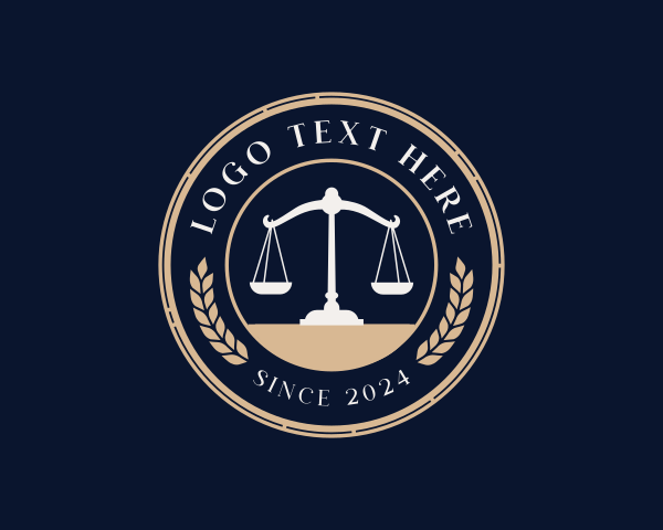 Legal Lawyer Justice Scale logo