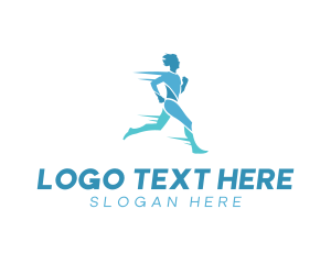 Fitness Jogging Man logo