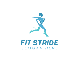 Fitness Jogging Man logo