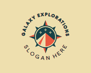 Travel Compass Navigation logo design