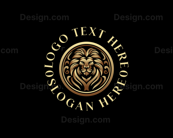 Luxury Lion Royalty Logo