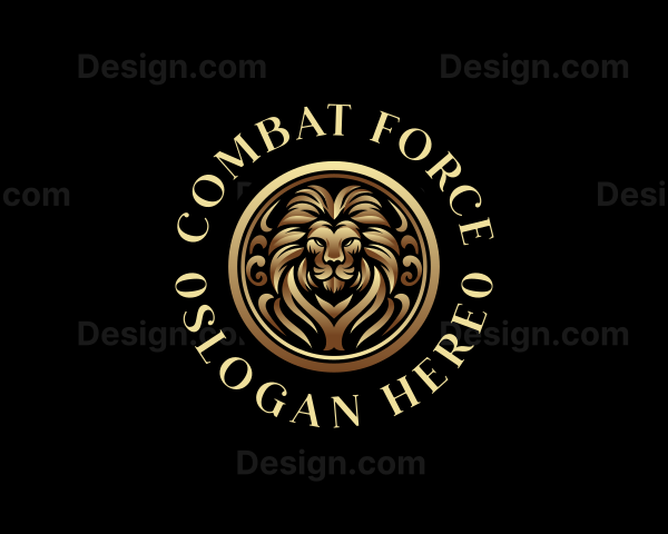 Luxury Lion Royalty Logo