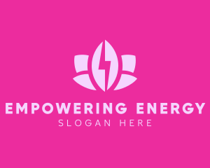 Lightning Lotus Spa logo design