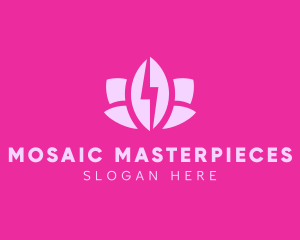 Lightning Lotus Spa logo design